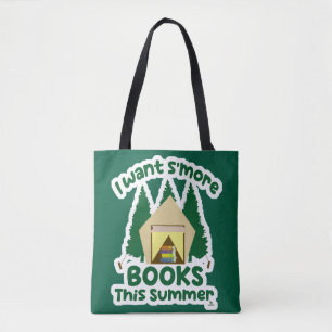 Bolsa Tote Livros Divertidos Smore Para Humor Literário de Ve
