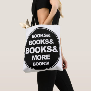 Bolsa Tote Livros e livros e mais livros