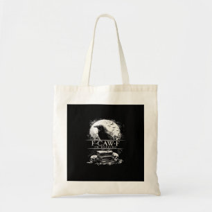 Bolsa Tote Livros F-Caw-F Engraçados Caveiras Gótico