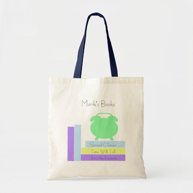 Bolsa Tote Livros infantis e relógio de alarme (Frente)