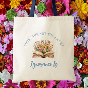 Bolsa Tote Livros não são inimigos do Livro