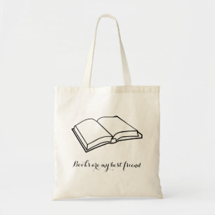 Bolsa Tote Livros são meus melhores amigos