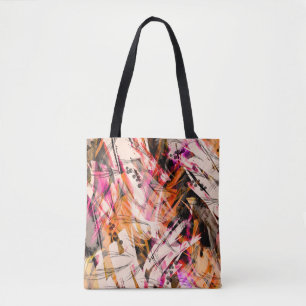 Bolsa Tote Lixeira da água, fundo de abstrato de vintage.