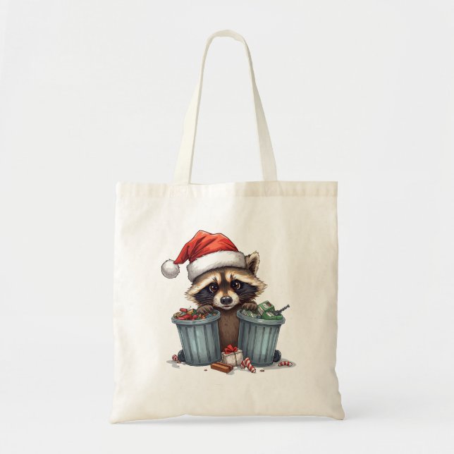 Bolsa Tote Lixo de Guaxinim (Frente)