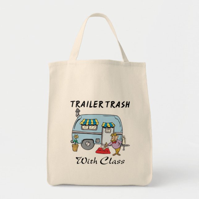 Bolsa Tote lixo de parque de trailers com classe (Frente)
