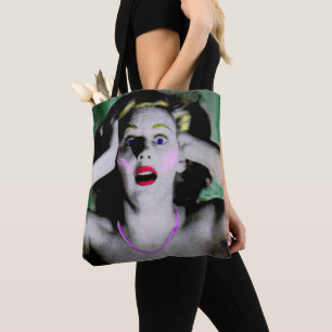 Bolsa Tote Liz está horrorizada e apavorada