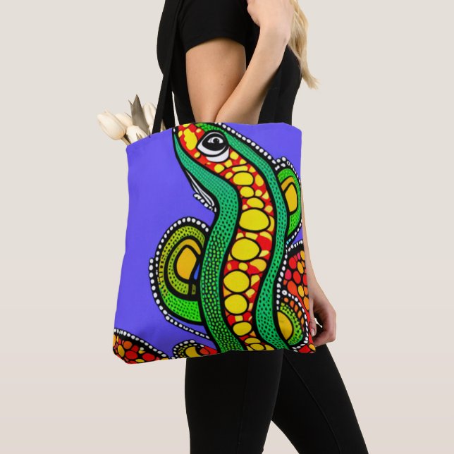 Bolsa Tote Lizard Love (Close Up)