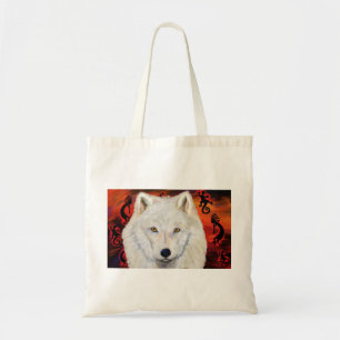 Bolsa Tote Lobo Branco Kokopelli