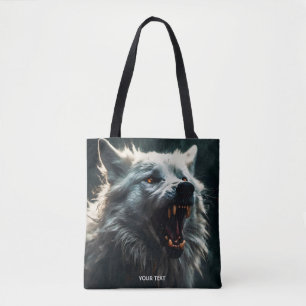 Bolsa Tote Lobo Bravo Fantasy