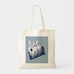 Bolsa Tote Lobo da floresta