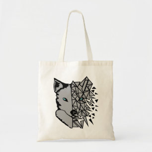 Bolsa Tote Lobo das Cinzas Geométricas