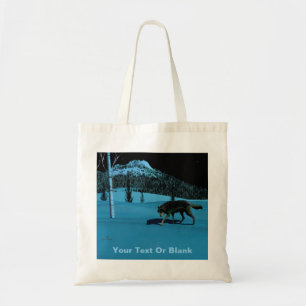 Bolsa Tote Lobo do inverno - Tapetum Lucidum