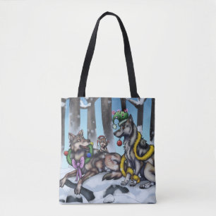 Bolsa Tote Lobos Feriados
