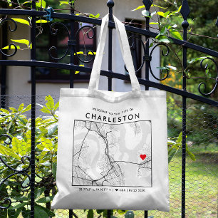 Bolsa Tote Localizador Charleston Love   Boas-vindas ao Casam