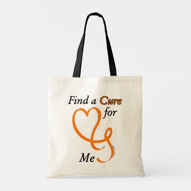 Bolsa Tote Localizar um Cure/Heart/Me...RSD/CRPS (Verso)