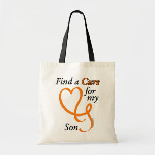 Bolsa Tote Localizar uma Cura/Coração/Filho...RSD/CRPS