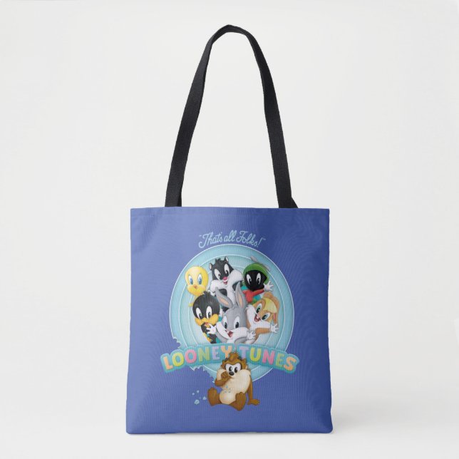 Bolsa Tote Logo Baby LOONEY TUNS™ | É tudo pessoal (Frente)