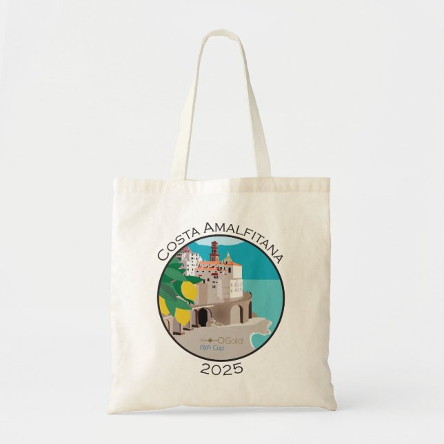 Bolsa Tote Logotipo 2 da Costa Amalfi (Frente)