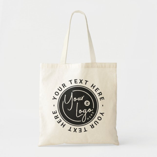 Bolsa Tote Logotipo À Sua Maneira (Frente)