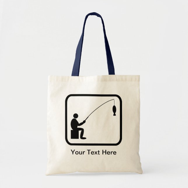 Bolsa Tote Logotipo Angler Personalizável (Frente)