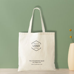 Bolsa Tote Logotipo comercial de publicidade de empresa minim