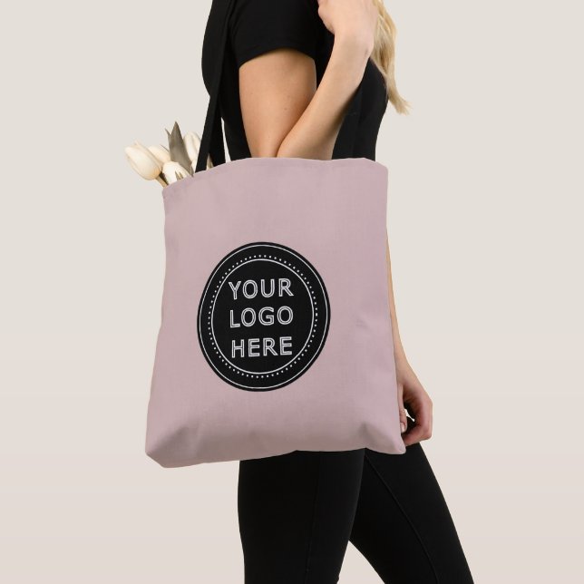 Bolsa Tote Logotipo comercial | Empresa Profissional (Close Up)