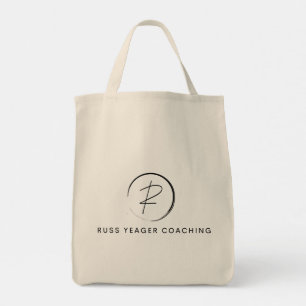 Bolsa Tote Logotipo da assinatura de coaching de Russ Yeager