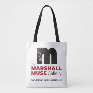 Bolsa Tote Logotipo da Galeria Marshall Muse, Greensboro NC