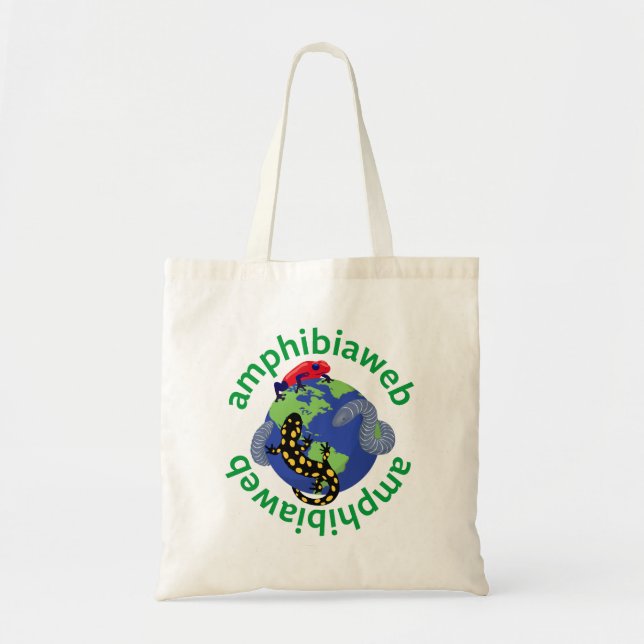 Bolsa Tote Logotipo da Web do Amphibia (Frente)