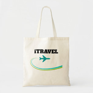 Bolsa Tote Logotipo de agente de Viagem de avião para empresa