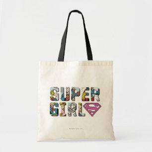 Bolsa Tote Logotipo de banda desenhada da Supergirl