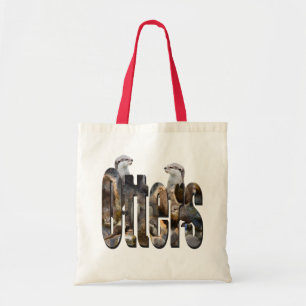 Bolsa Tote Logotipo De Lontras E Outros,