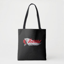 Bolsa Tote Logotipo de Moto Antiga Preto James Intveld