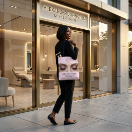 Bolsa Tote Logotipo de Profissional de Maquiagem Artista de C