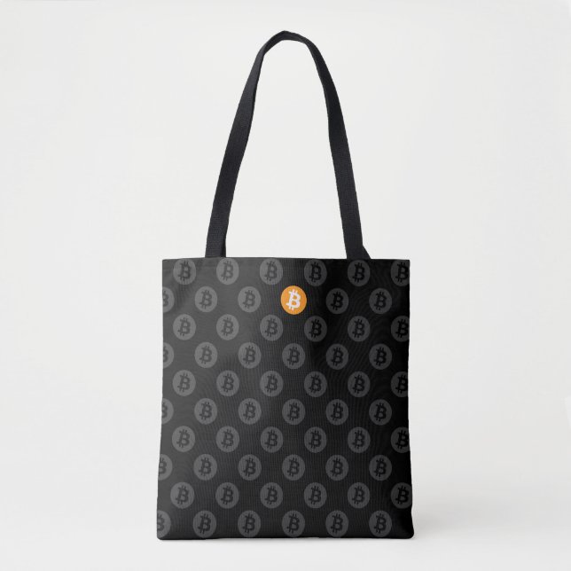 Bolsa Tote Logotipo do Bitcoin (Clássico) (Frente)