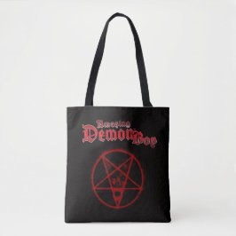 Bolsa Tote Logotipo do Demon e Saco do Pentagrama