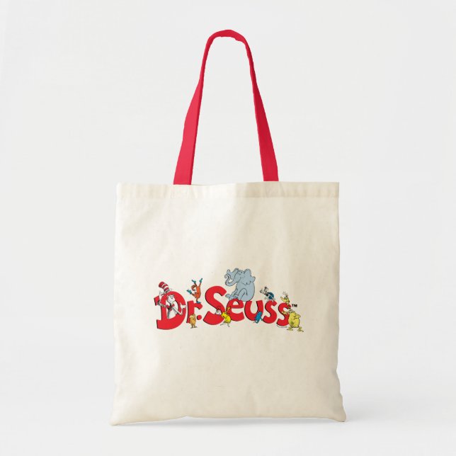 Bolsa Tote Logotipo do Personagem do Dr. Seuss (Frente)