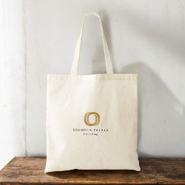 Bolsa Tote Logotipo Dourado profissional simples Empreendedor
