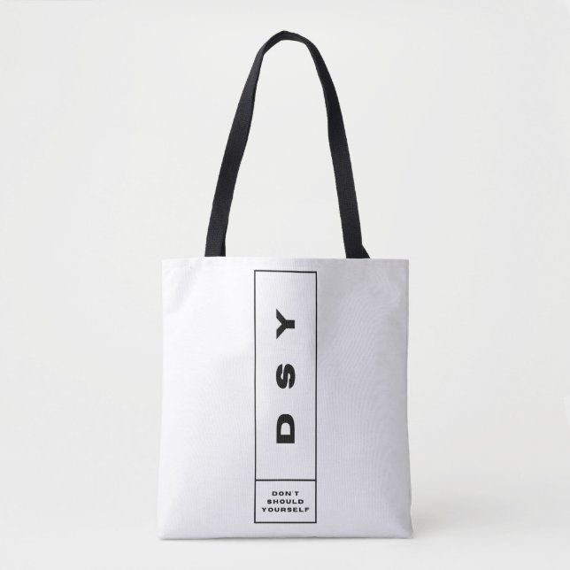 BOLSA TOTE LOGOTIPO DSY UM (Frente)