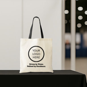 Bolsa Tote Logotipo e Slogan personalizados Marcas comerciais