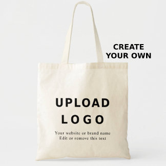 Bolsa Tote Logotipo e Texto Personalizados para Negócios – Mo