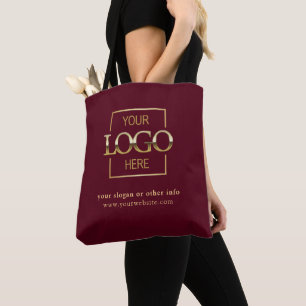 Bolsa Tote Logotipo Empresarial Personalizado Minimalista Mod