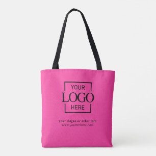 Bolsa Tote Logotipo Empresarial Personalizado Minimalista Mod