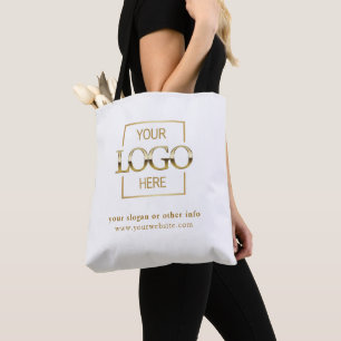 Bolsa Tote Logotipo Empresarial Personalizado Minimalista Mod