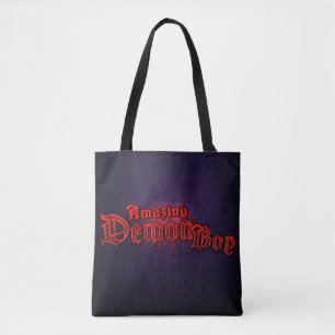 Bolsa Tote Logotipo incrível do Demon Boy