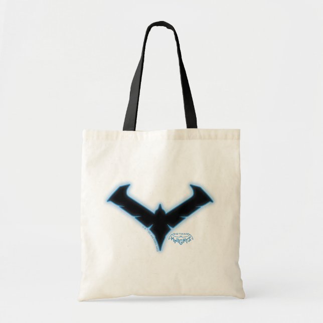 Bolsa Tote Logotipo Noturno Gotham Knights (Frente)