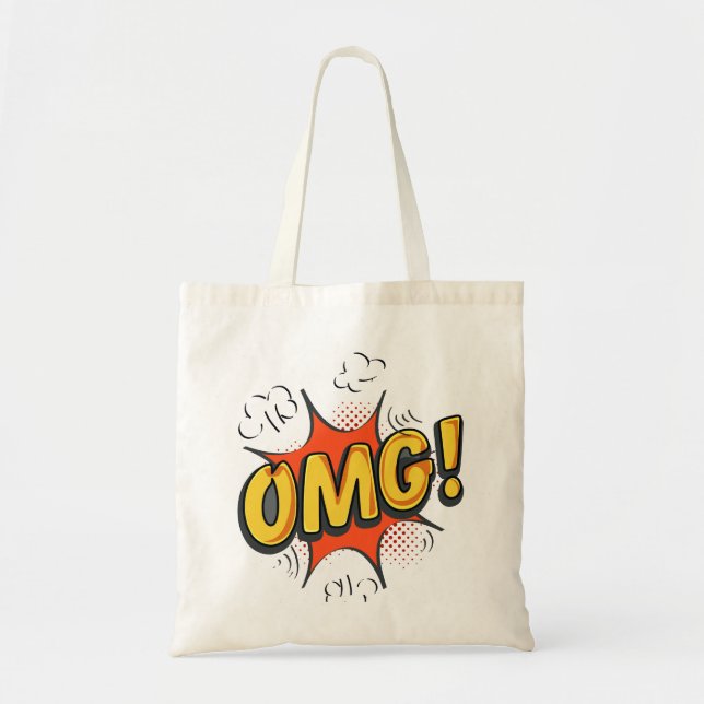 Bolsa Tote logotipo OMG (Frente)