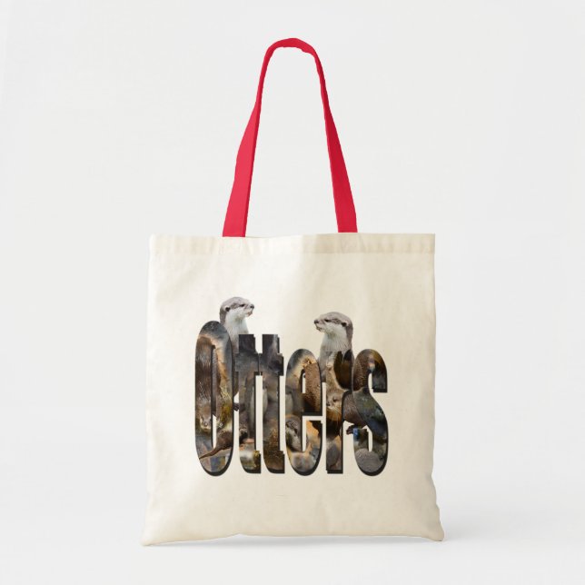 Bolsa Tote Logotipo Otters E Otters, (Frente)
