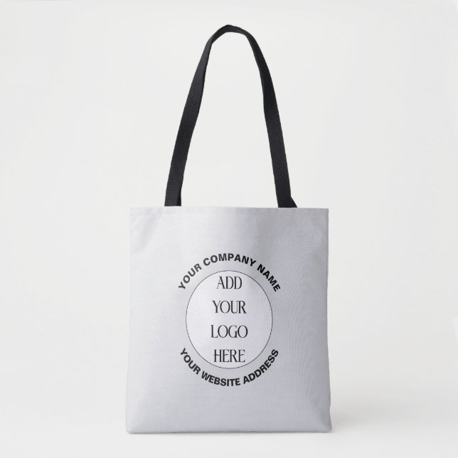 Bolsa Tote Logotipo Personalizado Empresarial  (Frente)