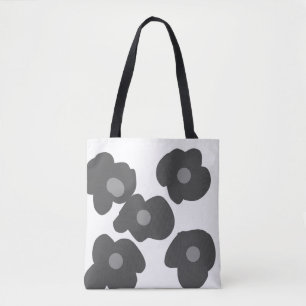 Bolsa Tote Logotipo personalizado simples e elegante aqui emp